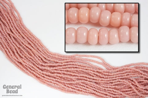 LIMITED 8/0 Czech Seed Bead, Opaque Cheyenne Pink AB – Garden of Beadin