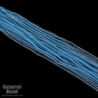 12/0 Transparent Sky Blue Czech Seed Bead (10 Gm, Hank, 1/2 Kilo) #CSH037-General Bead