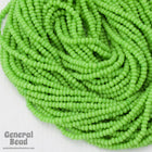 12/0 Opaque Chartreuse Czech Seed Bead (10 Gm, Hank, 1/2 Kilo) #CSH042-General Bead