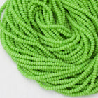 14/0 Opaque Lime Czech Seed Bead (1/2 Kilo) Preciosa #53310
