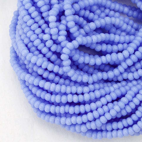 15/0 Opaque Medium Blue Czech Seed Bead (1/2 Kilo) #CSK005-General Bead
