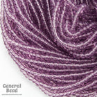 12/0 Transparent Medium Amethyst Czech Seed Bead (10 Gm, Hank, 1/2 Kilo) #CSH045-General Bead