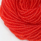 13/0 Transparent Red Czech Seed Bead (1/2 Kilo) Preciosa #90070