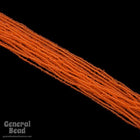 12/0 Transparent Orange Czech Seed Bead (10 Gm, Hank, 1/2 Kilo) #CSH054-General Bead