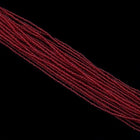 11/0 Transparent Dark Ruby Czech Seed Bead (1/2 Kilo) Preciosa #90120