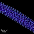 12/0 Transparent Sapphire Czech Seed Bead (10 Gm, Hank, 1/2 Kilo) #CSH056-General Bead