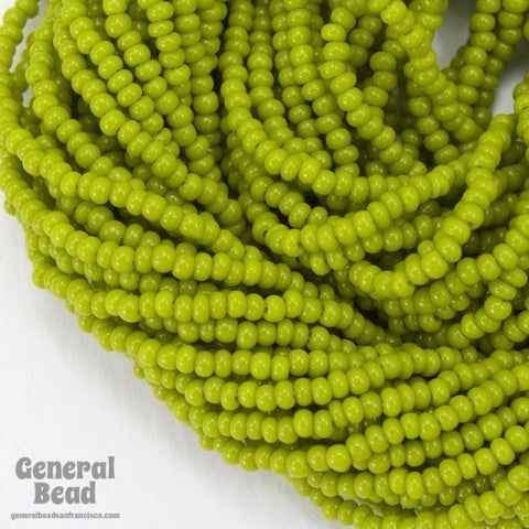 12/0 Opaque Olive Czech Seed Bead (10 Gm) #CSH058-General Bead