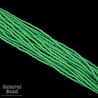 12/0 Opaque Leaf Green Czech Seed Bead (10 Gm, Hank, 1/2 Kilo) #CSH062-General Bead