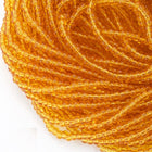 10/0 Transparent Topaz Czech Seed Bead (1/2 Kilo) Preciosa #10070