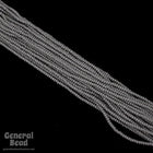 12/0 Opaque Grey Czech Seed Bead (10 Gm, Hank, 1/2 Kilo) #CSH076-General Bead
