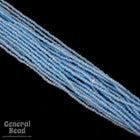 12/0 Matte Light Aqua AB Czech Seed Bead (10 Gm, Hank, 1/2 Kilo) #CSH077-General Bead
