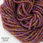 12/0 Matte Smoked Topaz AB Czech Seed Bead (10 Gm, Hank, 1/2 Kilo) #CSH085-General Bead