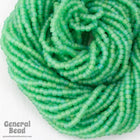 12/0 Matte Lime AB Czech Seed Bead (10 Gm, Hank, 1/2 Kilo) #CSH091-General Bead