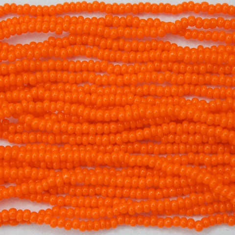 13/0 Opaque Orange Seed Bead-General Bead