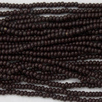 13/0 Opaque Dark Brown Seed Bead-General Bead