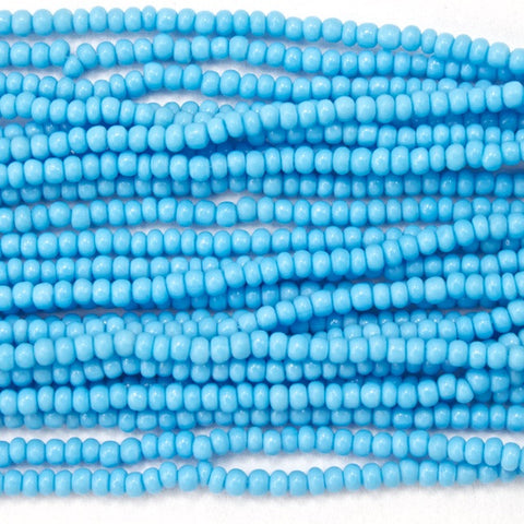 13/0 Opaque Medium Blue Seed Bead-General Bead