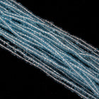 8/0 Transparent Light Aqua Czech Seed Bead (1/2 Kilo) #BL611