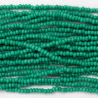 14/0 Opaque Forest Green Czech Seed Bead (1/2 Kilo) #BL194