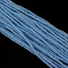 14/0 Opaque Blue Turquoise Czech Seed Bead-General Bead
