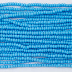 14/0 Opaque Blue Turquoise Czech Seed Bead-General Bead