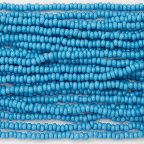 8/0 Opaque Baby Blue Czech Seed Bead (40 Gm, 1/2 Kilo) #CSD058-General Bead