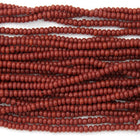 14/0 Opaque Burnt Sienna Czech Seed Bead-General Bead