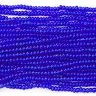 14/0 Transparent Cobalt Czech Seed Bead-General Bead