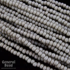 14/0 Opaque Grey Czech Seed Bead-General Bead