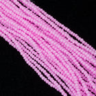 11/0 Opaque Dyed Pink Czech Seed Bead (10 Gm, Hank, 1/2 Kilo) #CSG421