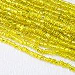 11/0 Silver Lined Yellow 2 Cut Czech Seed Bead (1/2 Kilo) Preciosa #87010