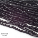 10/0 Opaque Black 2 Cut Czech Seed Bead (Hank) #CSM016-General Bead