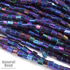 10/0 Metallic Blue Iris 2 Cut Czech Seed Bead (Hank) #CSM019-General Bead
