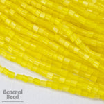10/0 Satin Yellow 2 Cut Czech Seed Bead (Hank) #CSM030-General Bead