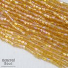 11/0 Topaz AB 2 Cut Czech Seed Bead (10 Gm, Hank, 1/2 Kilo) #CSN002-General Bead