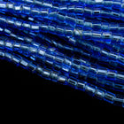 11/0 Silver Lined Light Sapphire 2 Cut Czech Seed Bead (10 Gm, Hank, 1/2 Kilo) #CSN012-General Bead