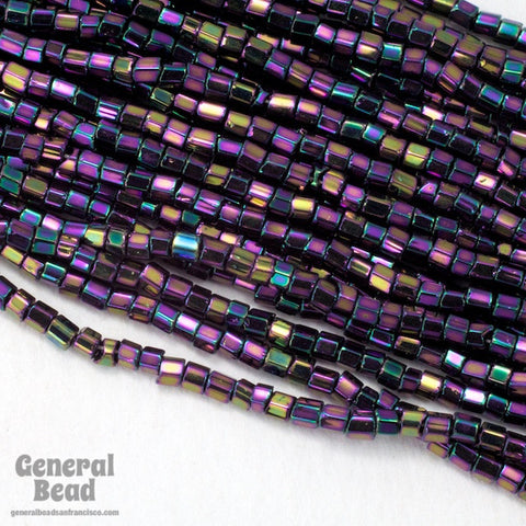 11/0 Purple Iris 2 Cut Czech Seed Bead (10 Gm, Hank, 1/2 Kilo) #CSN025-General Bead