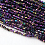 9/0 Metallic Purple Iris 2 Cut Czech Seed Bead (1/4 Kilo) Preciosa #59195