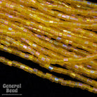 11/0 Tangerine AB 2 Cut Czech Seed Bead (10 Gm, Hank, 1/2 Kilo) #CSN036-General Bead