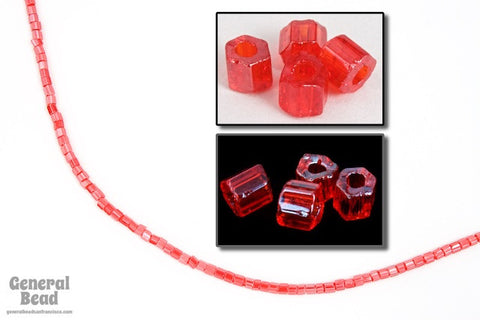 11/0 Luster Ruby 2 Cut Czech Seed Bead (10 Gm, Hank, 1/2 Kilo) #CSN085-General Bead