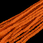 12/0 Opaque Orange 3-Cut Czech Seed Bead (10 Hanks) Preciosa #93140