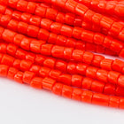 9/0 Opaque Chinese Red 3-Cut Czech Seed Bead (10 Gm, Hank, 10 Hanks) #CSP006-General Bead