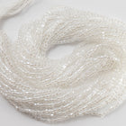 9/0 Luster Transparent Crystal 3-Cut Czech Seed Bead (5 Gm, Hank, 10 Hanks) #CSP011