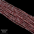 9/0 Luster Transparent Ruby 3-Cut Czech Seed Bead (10 Gm, Hank, 10 Hanks) #CSP016-General Bead