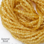 9/0 Satin Topaz 3-Cut Czech Seed Bead (10 Gm, Hank, 10 Hanks) #CSP047-General Bead