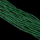 12/0 Silver Lined Emerald 3-Cut Czech Seed Bead (10 Hanks) Preciosa #57060