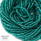 9/0 Silver Lined Blue Zircon 3-Cut Czech Seed Bead (10 Gm, Hank, 10 Hanks) #CSP053-General Bead