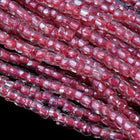 12/0 Red Lined Crystal 3-Cut Czech Seed Bead (10 Hanks) Preciosa #38695