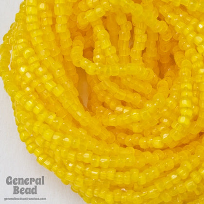 9/0 Satin Tangerine 3-Cut Czech Seed Bead (10 Gm, Hank, 10 Hanks) #CSP075-General Bead