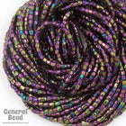 9/0 Metallic Purple Iris 3-Cut Czech Seed Bead (10 Gm, Hank, 10 Hanks) #CSP084-General Bead