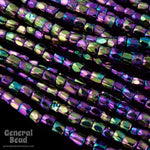 9/0 Metallic Purple Iris 3-Cut Czech Seed Bead (10 Gm, Hank, 10 Hanks) #CSP084-General Bead